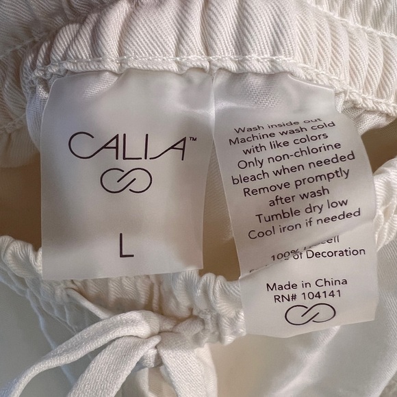 CALIA Cream Drawstring Pants - Picture 3 of 4